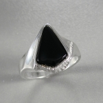 Schmuck-Michel Damen Ring Silber 925 Onyx  (2230) Ringgröße 56